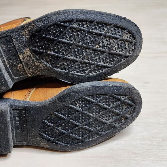 Vintage Wolverine Tan Hunting Outdoor Lace‎ Up Work Oil Proof 8\